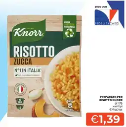 Mercatò Knorr Risotto Zucca offerta
