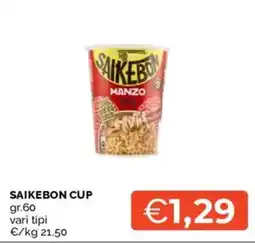 Mercatò Saikebon cup manzo offerta