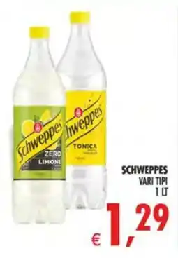 Deco Maxistore Schweppes vari tipi offerta