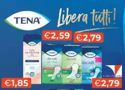 Mercatò TENA lights SENSITIVE offerta