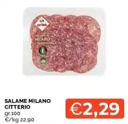 Mercatò Salame milano Citterio offerta