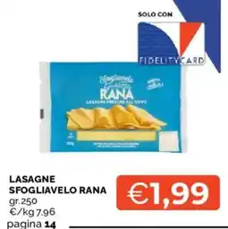 Mercatò Lasagne sfogliavelo Rana offerta