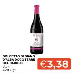 Mercatò Dolcetto di Diano d'Alba DOCG Terre del Barolo offerta