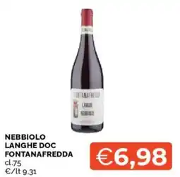 Mercatò Nebbiolo Langhe Doc Fontanafredda offerta