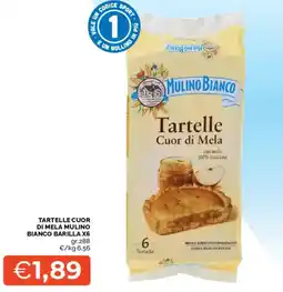 Mercatò Tartelle Cuor di Mela Mulino Bianco offerta