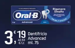 Supermercati Dok Dentifricio Oral-B Advanced offerta