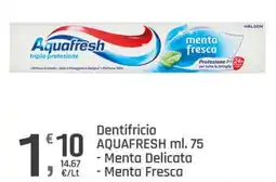Supermercati Dok Dentifricio AQUAFRESH offerta