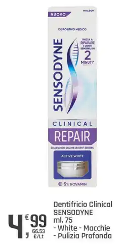 Supermercati Dok Dentifricio Clinical SENSODYNE offerta