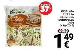 Supermercati Gulliver Carta delle Insalate Bonduelle offerta