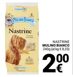 Supermercati Gulliver Nastrine Mulino Bianco offerta