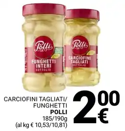 Supermercati Gulliver Carciofini tagliati/funghetti Polli offerta