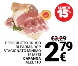 Supermercati Gulliver Prosciutto crudo di Parma DOP offerta