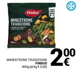 Supermercati Gulliver Minestrone tradizione Findus offerta