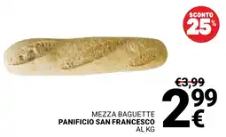 Supermercati Gulliver Mezza baguette Panificio San Francesco offerta