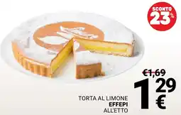 Supermercati Gulliver Torta al limone Effepi offerta