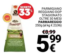 Supermercati Gulliver Parmigiano Reggiano DOP stagionato oltre 30 mesi Parmareggio offerta