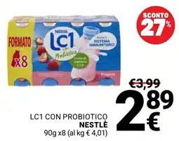 Supermercati Gulliver LC1 con probiotico Nestlé offerta