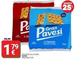 Supermercati Gulliver Gran Pavesi il cracker offerta