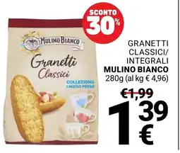 Supermercati Gulliver Granetti Classici Mulino Bianco offerta
