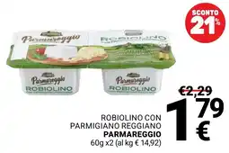 Supermercati Gulliver Robiolino con Parmigiano Reggiano Parmareggio offerta