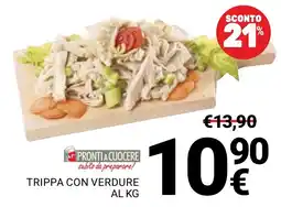 Supermercati Gulliver Trippa con verdure offerta