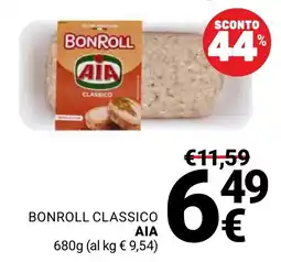 Supermercati Gulliver Bonroll classico Aia offerta