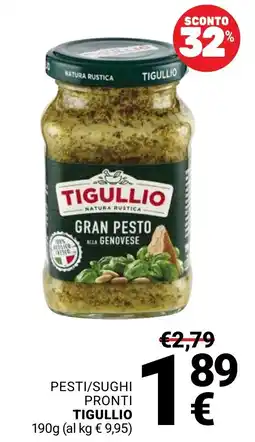 Supermercati Gulliver Gran pesto alla genovese Tigullio offerta