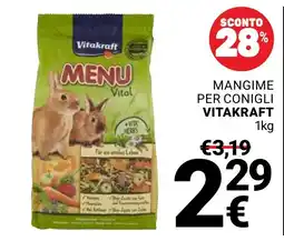 Supermercati Gulliver Mangime per conigli Vitakraft offerta