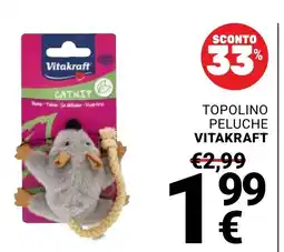 Supermercati Gulliver Topolino peluche Vitakraft offerta