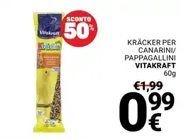 Supermercati Gulliver Kräcker per canarini/pappagallini Vitakraft offerta