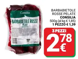 Supermercati Gulliver Barbabietole rosse pelate Consilia offerta
