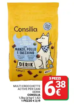 Supermercati Gulliver Multi crocchette active per cani derik consilia offerta