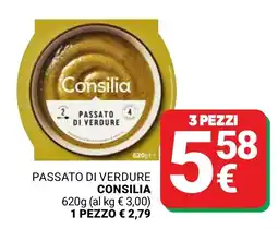 Supermercati Gulliver Passato di verdure Consilia offerta