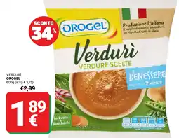 Supermercati Gulliver Verduri Orogel offerta