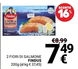 Supermercati Gulliver 2 Fiori di Salmone Findus offerta