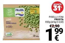 Supermercati Gulliver Piselli i fini Frosta offerta
