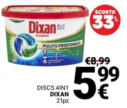 Supermercati Gulliver Dixan classico pulito profondo offerta