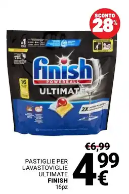 Supermercati Gulliver Pastiglie per lavastoviglie ultimate finish offerta