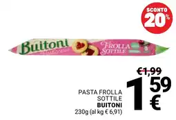 Supermercati Gulliver Pasta frolla sottile Buitoni offerta