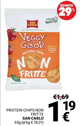 Supermercati Gulliver Veggy Good Protein Chips Non Fritte San Carlo offerta