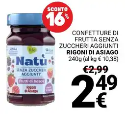 Supermercati Gulliver Natu Frutti di bosco offerta