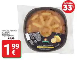 Supermercati Gulliver Torta del fornaio al limone Gecchele offerta