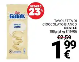 Supermercati Gulliver Galak Ricco di Latte offerta