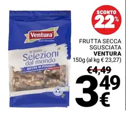 Supermercati Gulliver Frutta secca sgusciata Ventura offerta