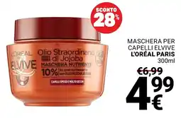 Supermercati Gulliver Maschera per capelli Elvive L'Oréal Paris offerta