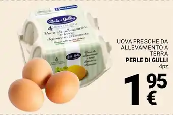 Supermercati Gulliver Uova fresche da allevamento a terra Perle di Gulli offerta