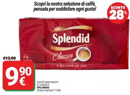 Supermercati Gulliver Caffè macinato classico Splendid offerta