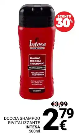 Supermercati Gulliver Doccia shampoo rivitalizzante Intesa offerta