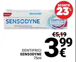 Supermercati Gulliver Dentifrici Sensodyne offerta