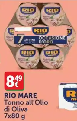 Supermercati Gulliver Rio Mare Tonno all'Olio di Oliva offerta